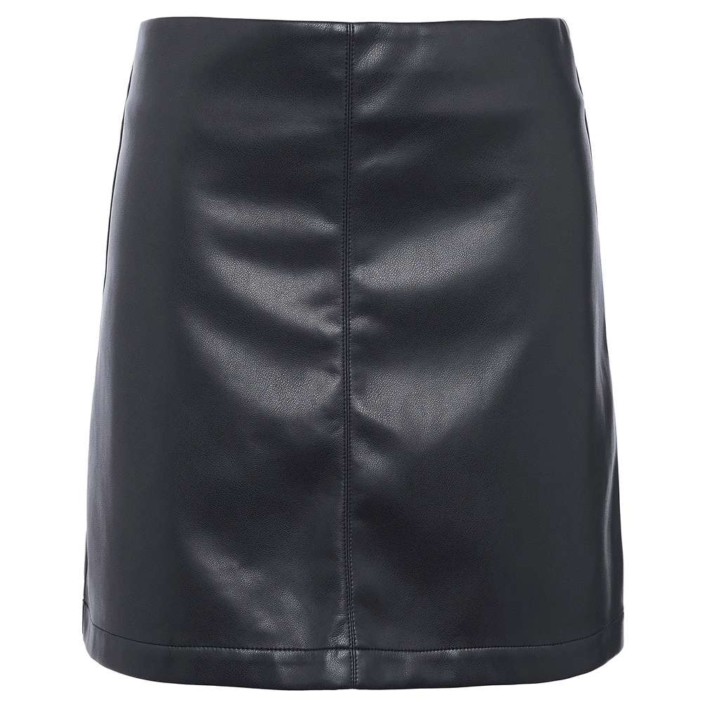 Barbour International Peyton Faux-Leather Mini Skirt